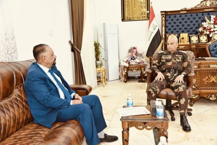 الصالحي يلتقي قائد شرطة ذي قار